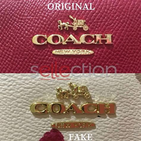 coach logo real vs fake